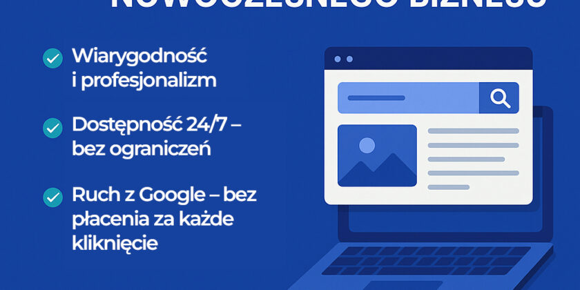 🌐 Strona internetowa – fundament Twojego biznesu w erze online