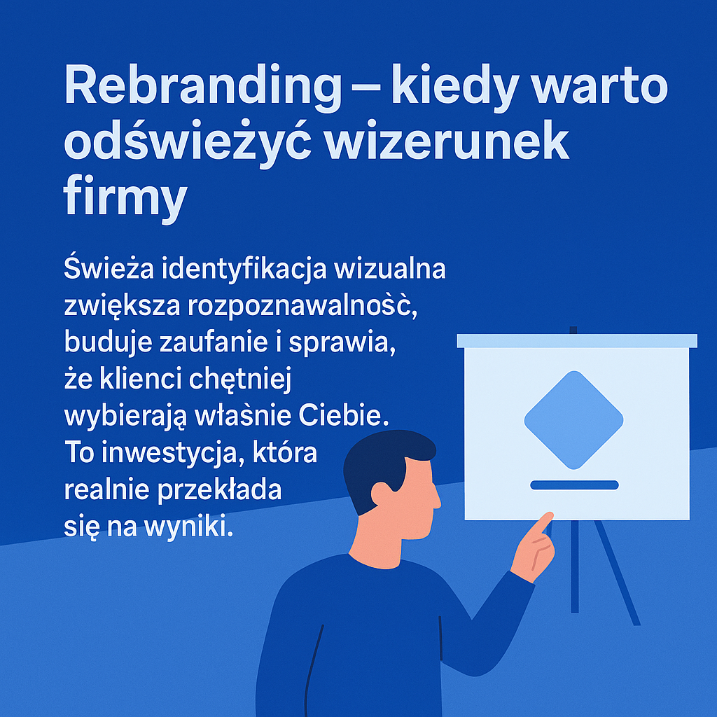 Rebranding: kiedy warto odświeżyć identyfikację wizualną firmy?