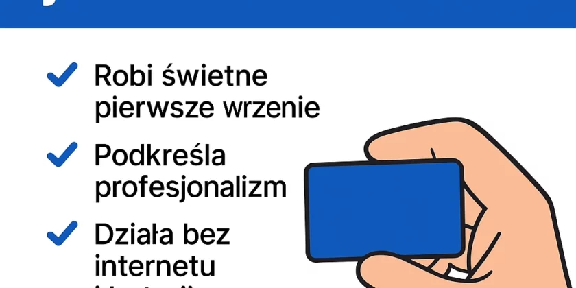 📇 Czy warto jeszcze mieć wizytówkę?