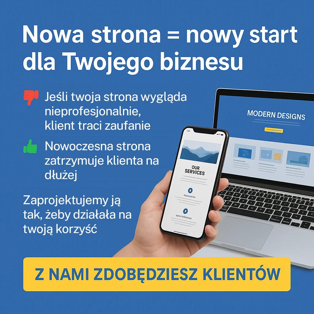 Nowa strona = nowy start dla Twojego biznesu