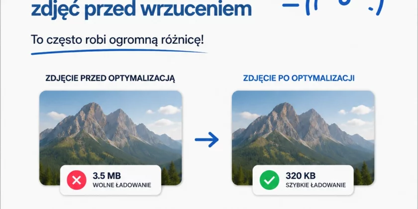 Przyspiesz stronę prostą metodą: zmniejsz rozmiar zdjęć przed wrzuceniem