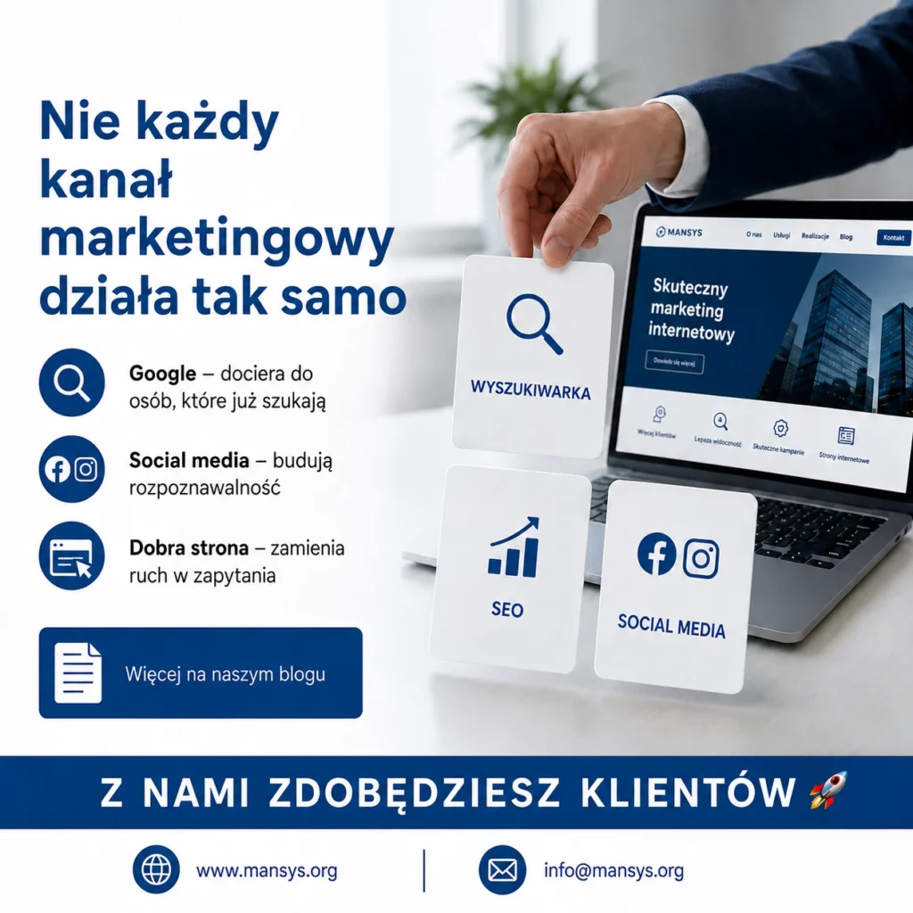 Marketing internetowy: jakie kanały marketingowe wybrać dla swojej firmy?